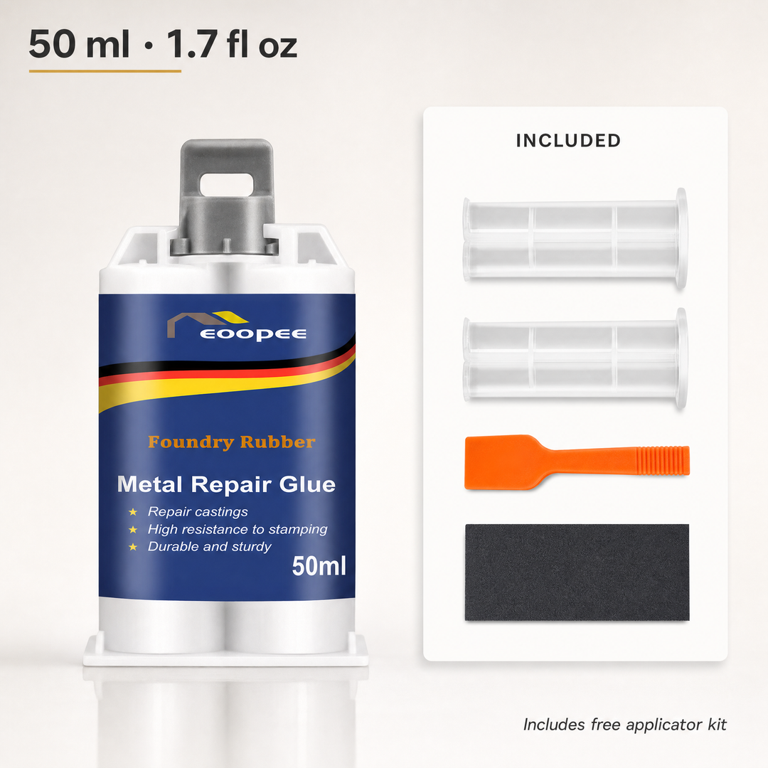 EOOPEE 50ml metal repair glue with free applicator kit