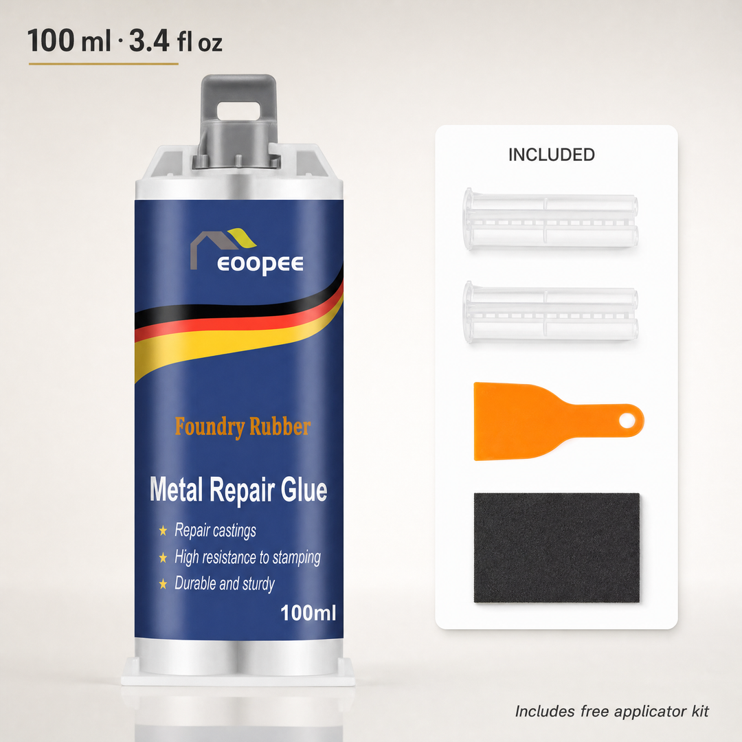 EOOPEE 100ml metal repair glue with free applicator kit