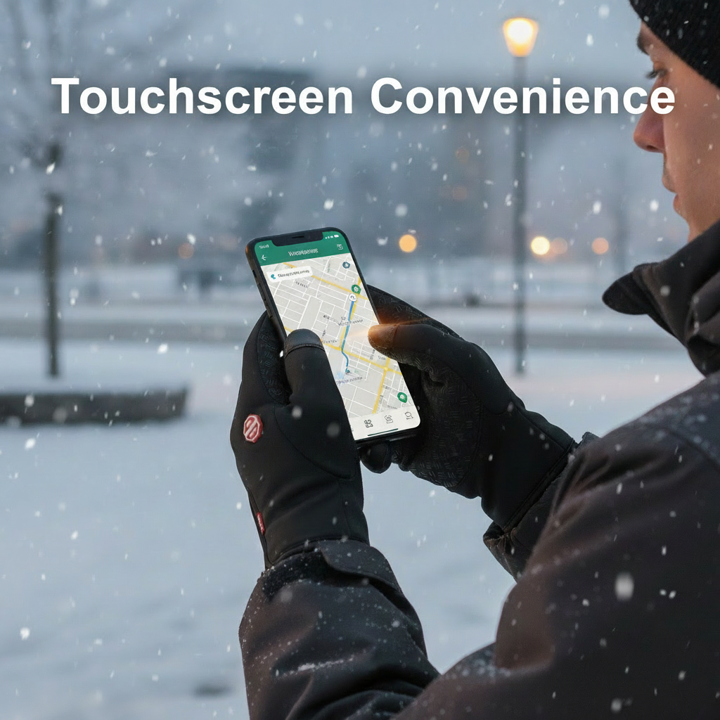 Thermal Waterproof Touchscreen Gloves