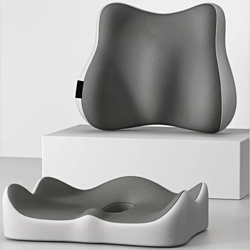 Memory Foam Seat Cushion Lumbar Support Office Chair Cushion