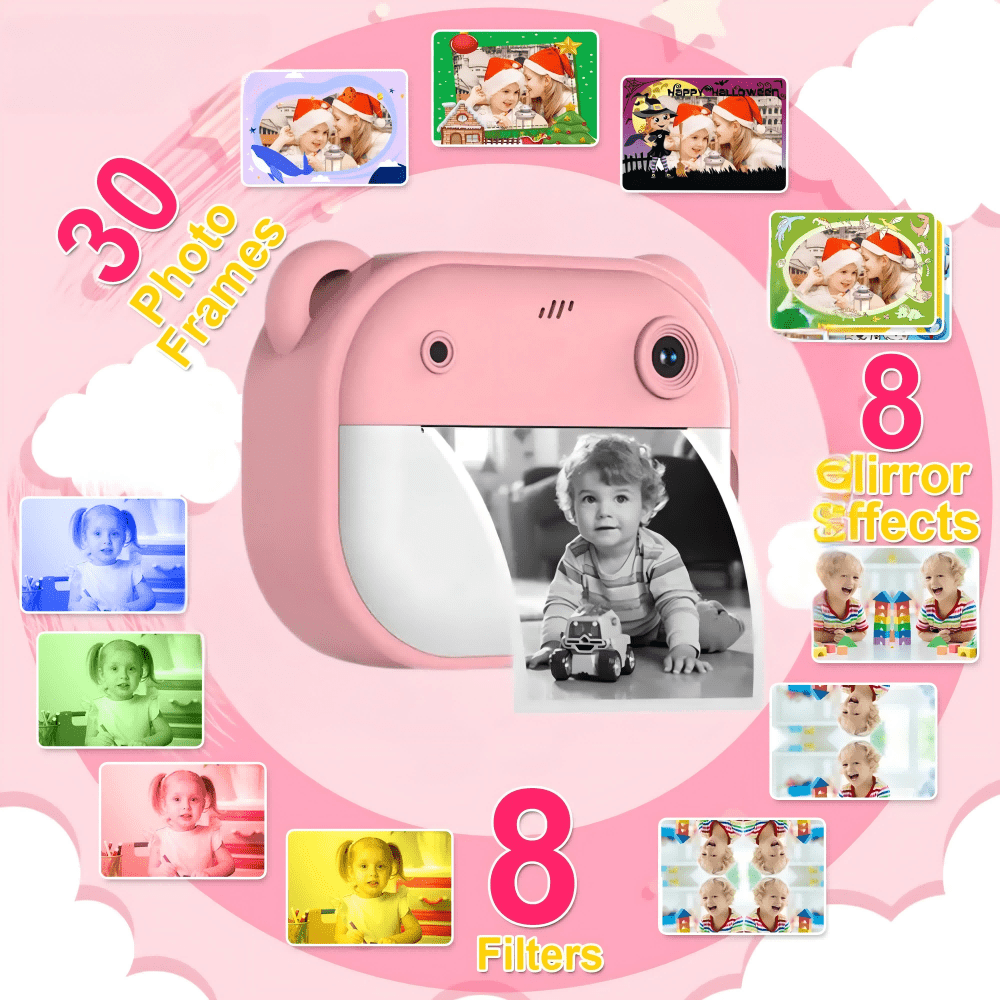 Instant Camera Printer Portable Thermal Photo Printer