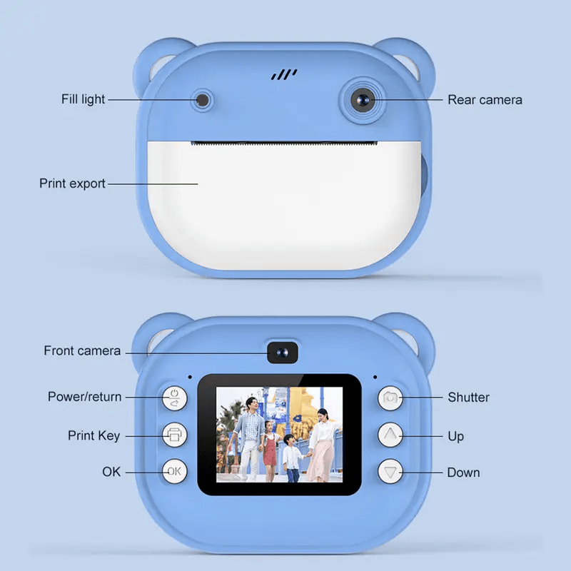 Instant Camera Printer Portable Thermal Photo Printer