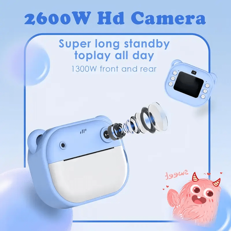 Instant Camera Printer Portable Thermal Photo Printer