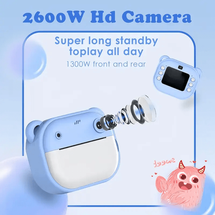 Instant Camera Printer Portable Thermal Photo Printer
