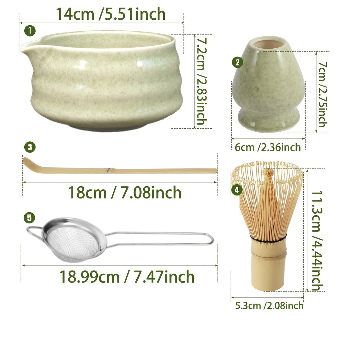 Japanese Tea Ceremony Set Bowl Whisk