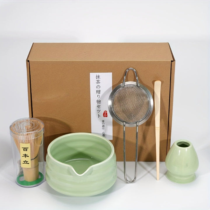 Japanese Tea Ceremony Set Bowl Whisk