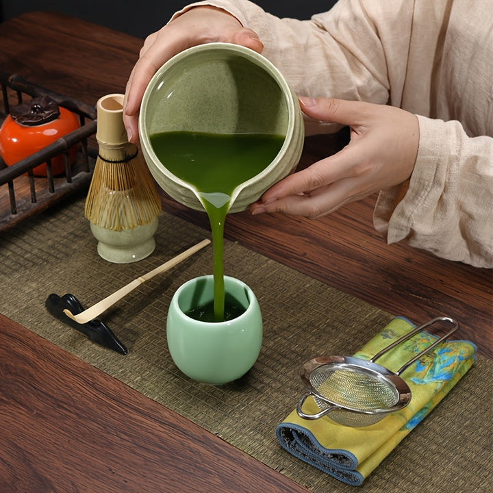Japanese Tea Ceremony Set Bowl Whisk