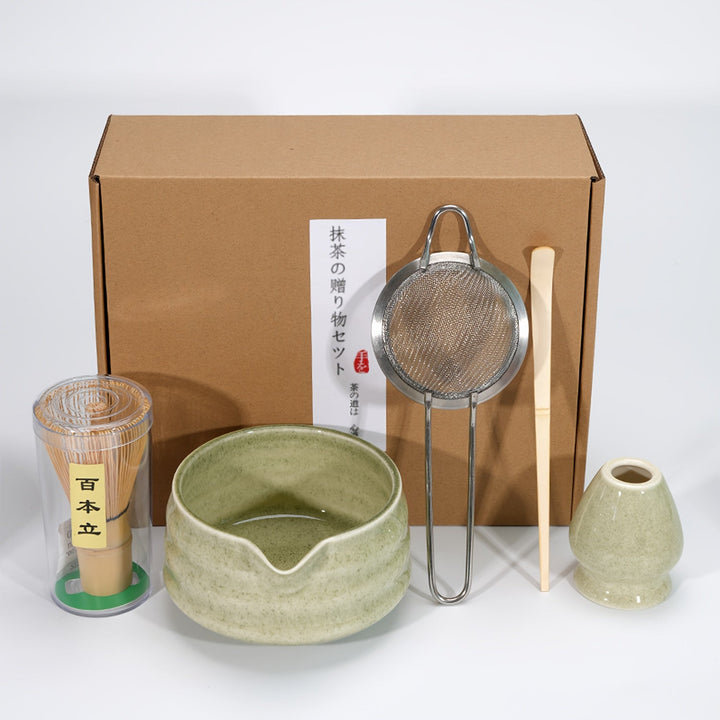 Japanese Tea Ceremony Set Bowl Whisk
