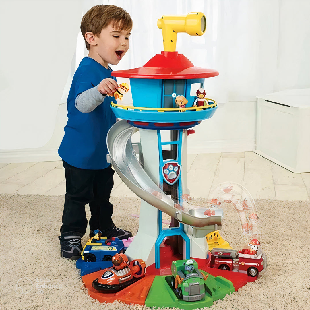Kids Slide Track Playset with Cars