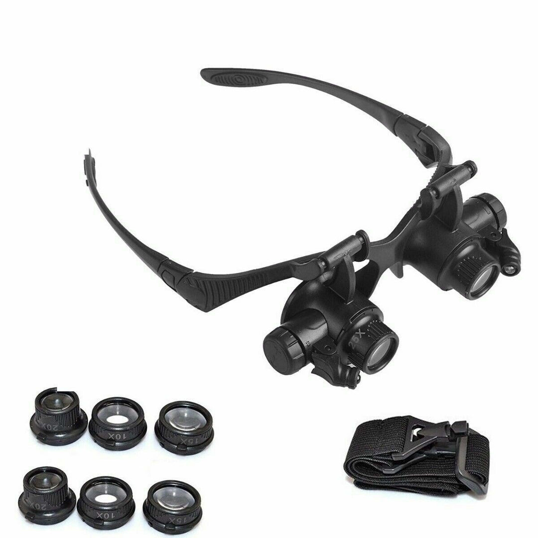 LED Magnifying Glasses Adjustable Brightness Reading Aid