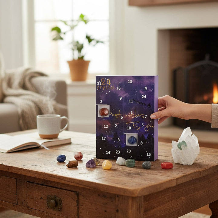 Stones Crystals Advent Calendar Christmas Gift 24 Days 2025