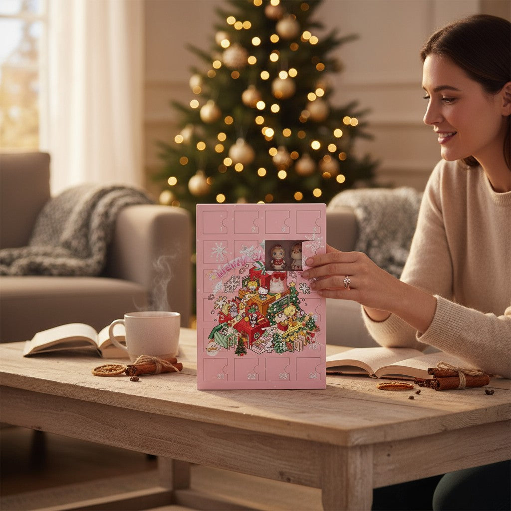 Girls Advent Calendar 24 Surprise Ornaments