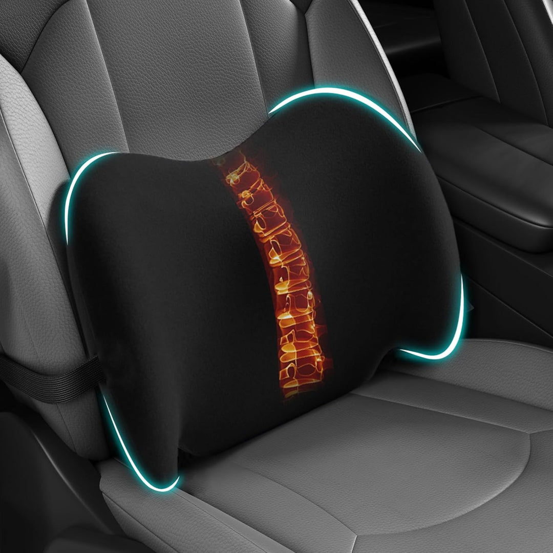 Lumbar Support Pillow Memory Foam Back Cushion