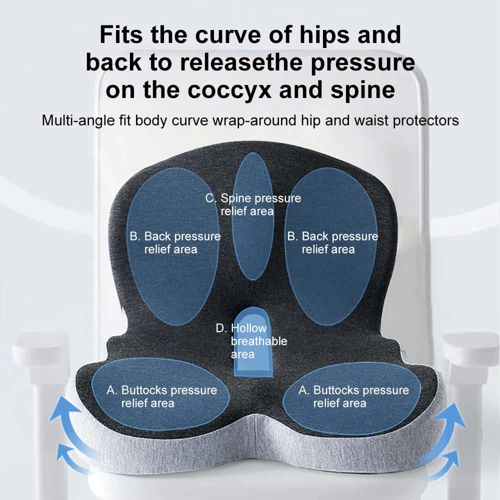 Lumbar Support Cushion Pillow Memory Foam