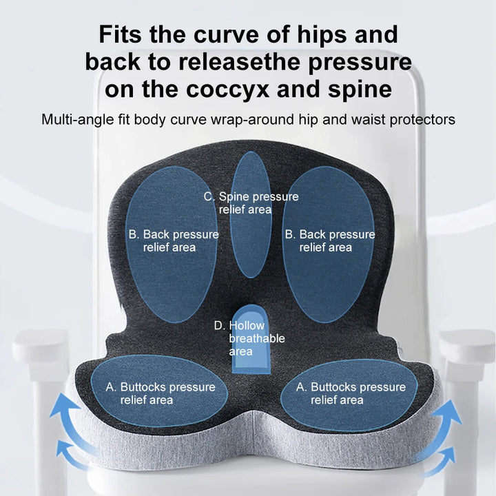 Lumbar Support Cushion Pillow Memory Foam