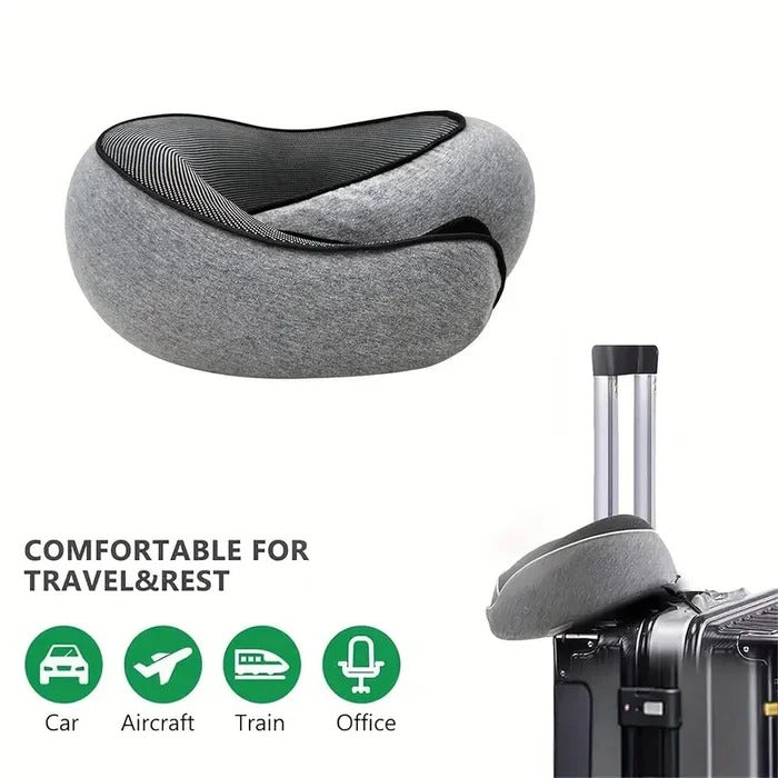 Memory Foam Travel Neck Pillow Support Cushion
