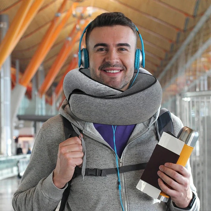 Memory Foam Travel Neck Pillow Support Cushion