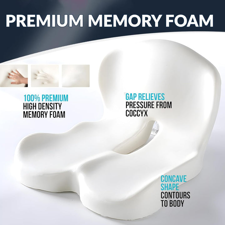 Memory Foam Seat Cushion for Office Chair Truck Use