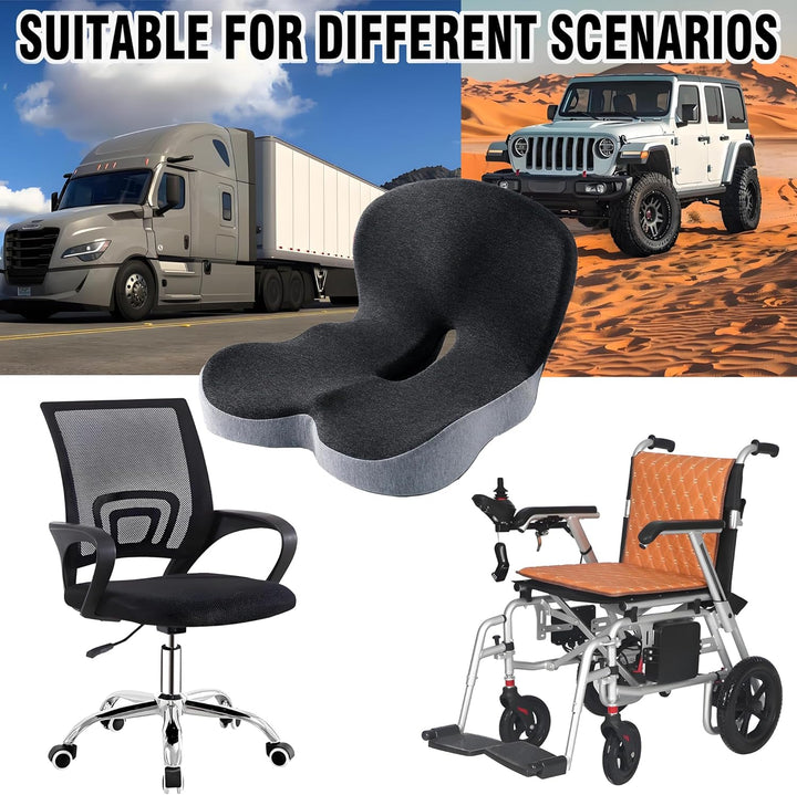 Memory Foam Seat Cushion for Office and Home Chairs