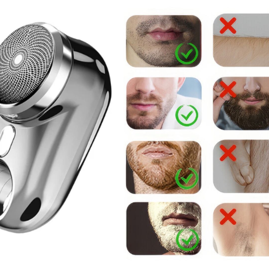 Mini Electric Shaver Portable Rechargeable Travel Grooming Tool