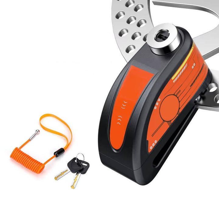 Motorcycle Disc Lock Alarm System Security Device