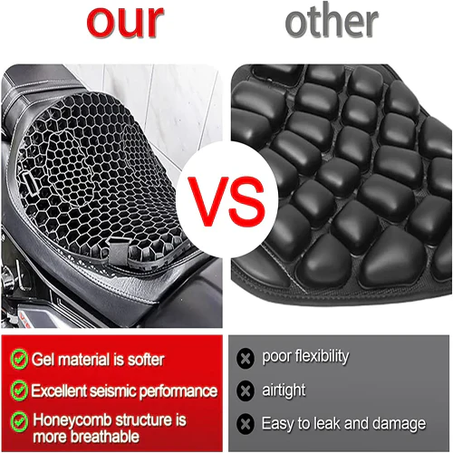Motorcycle Gel Seat Pad Cushion