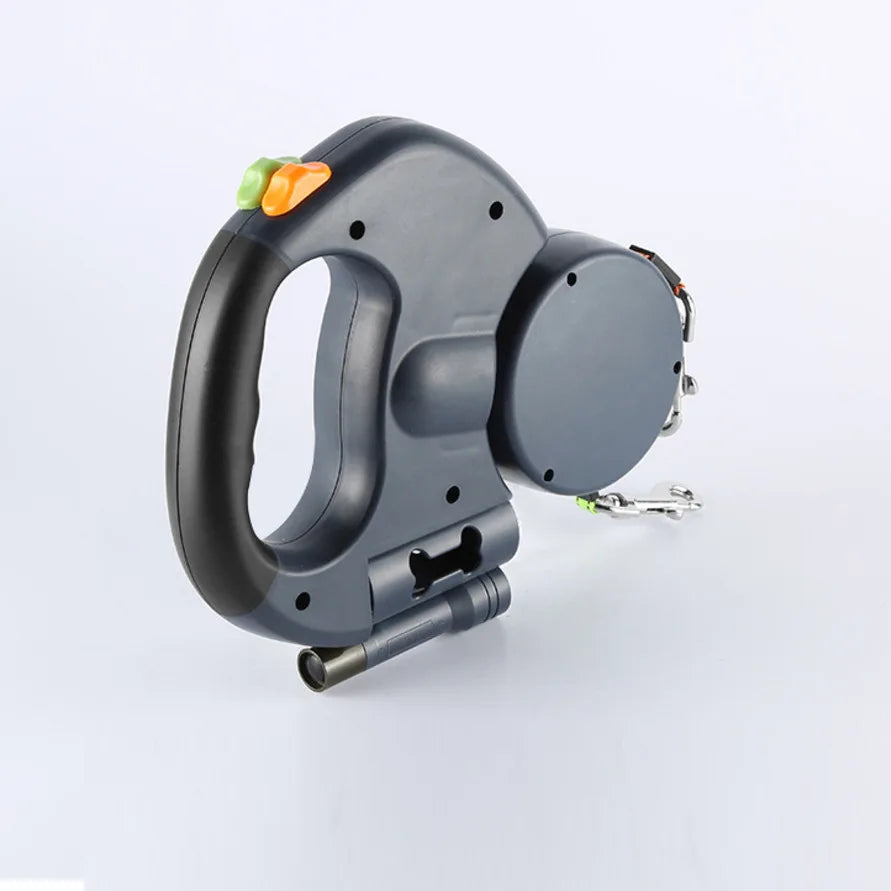 Double Dog Lead with LED Light