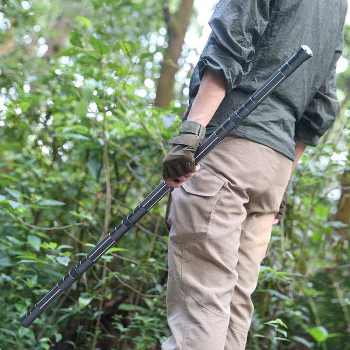 Adjustable Trekking Pole Survival Hiking Stick Multifunctional