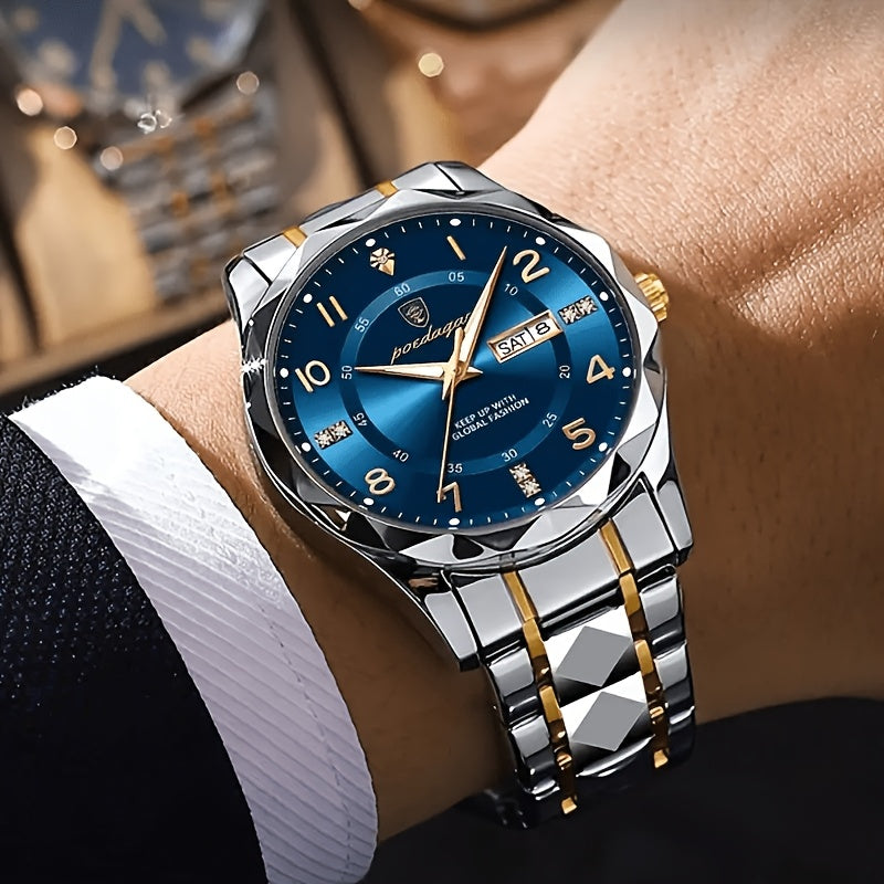 Multifunctional Waterproof Sports Watch Circular Men
