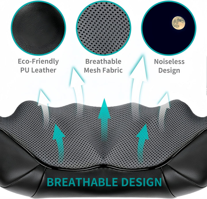 Neck Shoulder Back Massager Heated Pain Relief Device