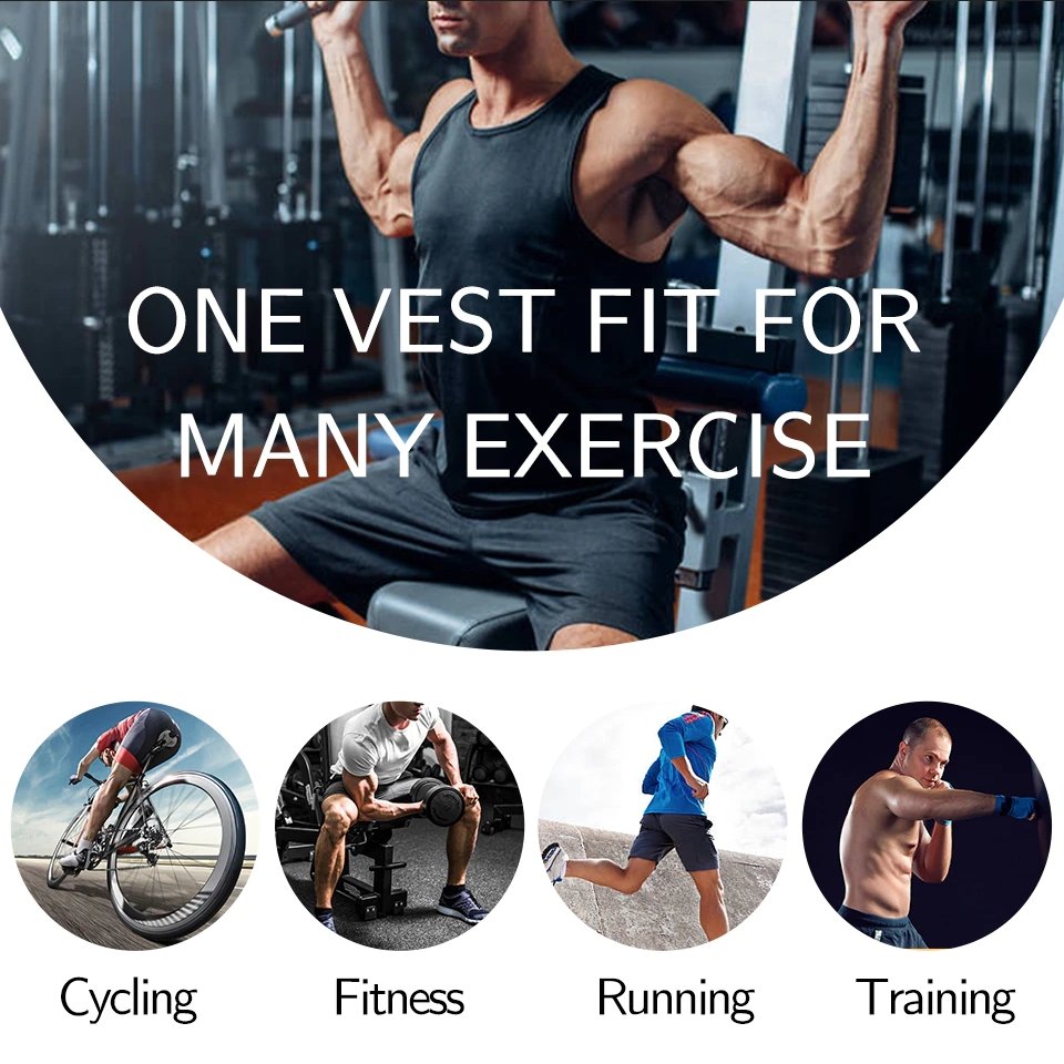 Neoprene Sauna Vest Men Fitness Apparel