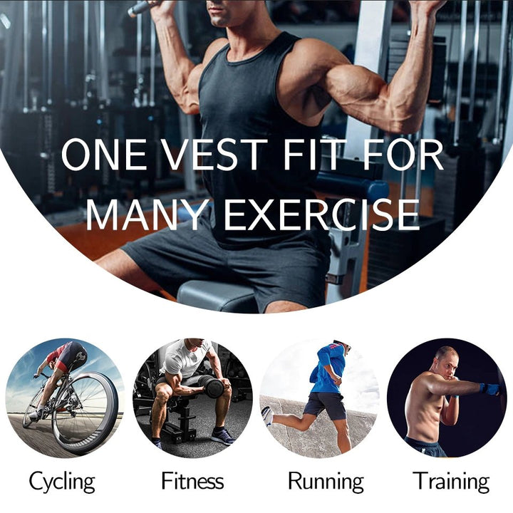Neoprene Sauna Vest Men Fitness Apparel