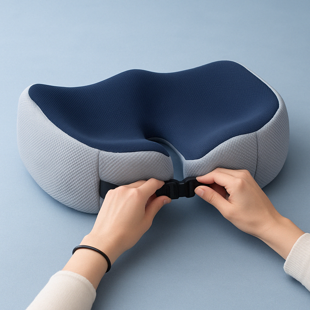 Orthopedic Memory Foam Seat Cushion Adjustable Shape