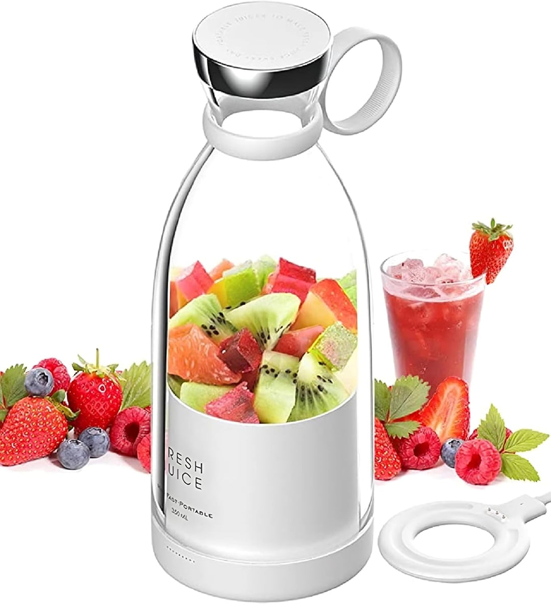 Portable Blender USB Rechargeable Personal Mixer Smoothie Maker