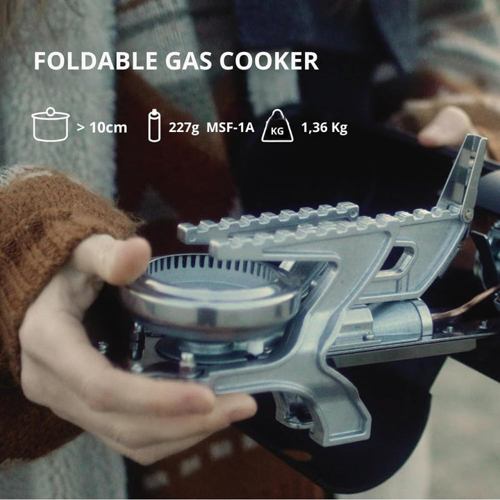 Portable Butane Gas Camping Stove 3000 Watts Stainless Steel