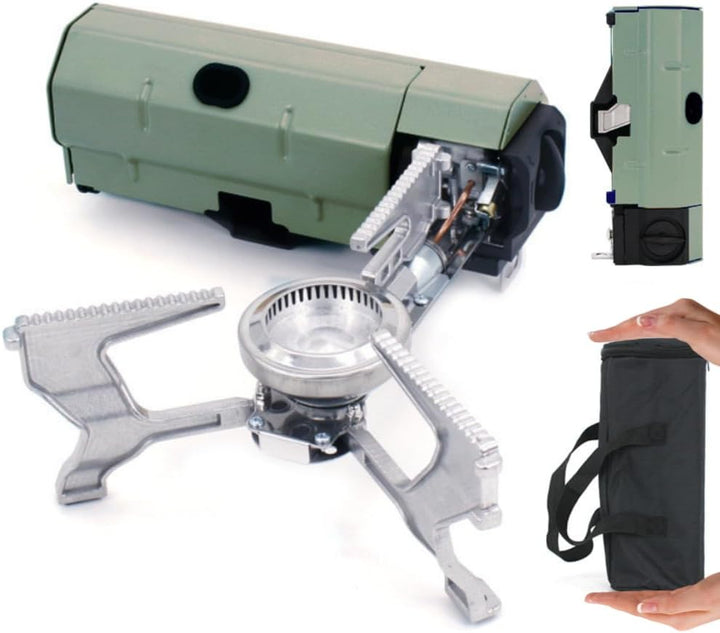 Portable Butane Gas Camping Stove 3000 Watts Stainless Steel