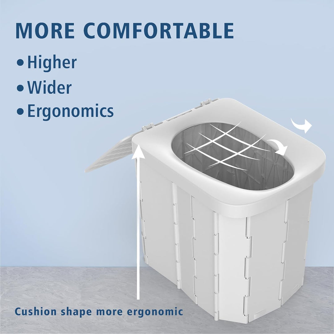 Folding Portable Camping Toilet Seat Outdoor Toilet Seat