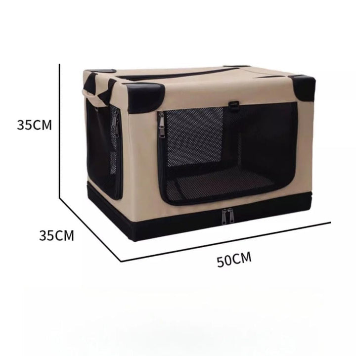 Folding Pet Carrier Crate for Cats and Dogs Portable