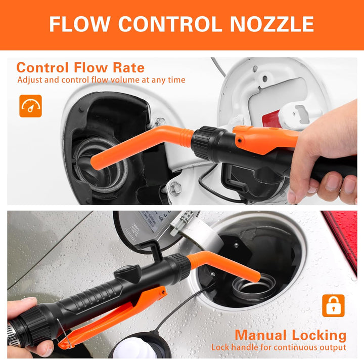 Battery Powered Fuel Transfer Pump Siphon Gasoline