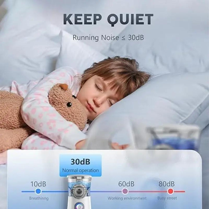 Portable Nebulizer Humidifier Compact Quiet Easy to Use