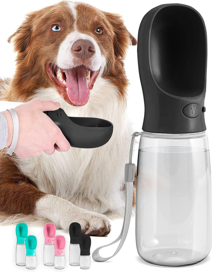 Portable Dog Water Bottle 19 oz Travel Pet Water Dispenser