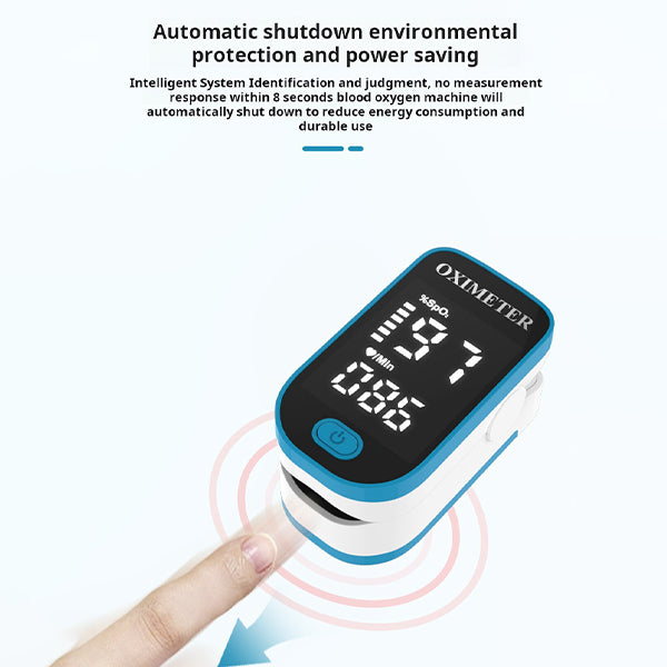 Fingertip Pulse Oximeter Blood Oxygen Saturation Monitor