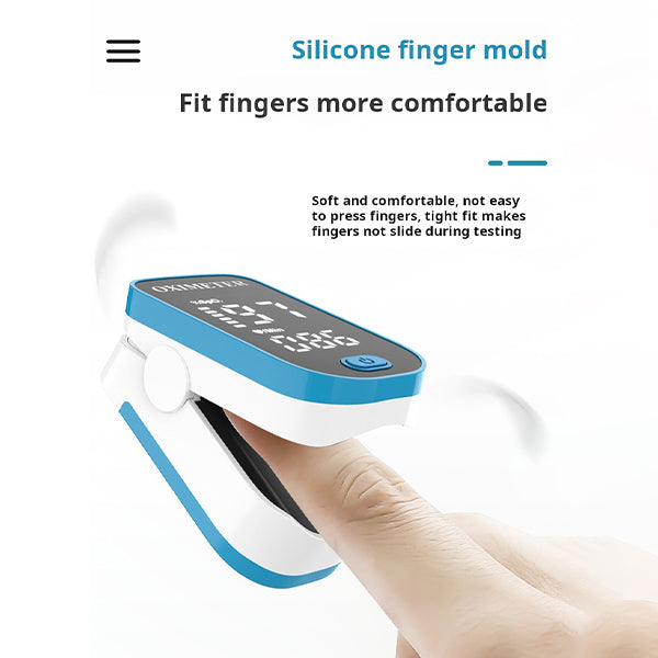 Fingertip Pulse Oximeter Blood Oxygen Saturation Monitor