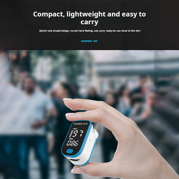 Fingertip Pulse Oximeter Blood Oxygen Saturation Monitor