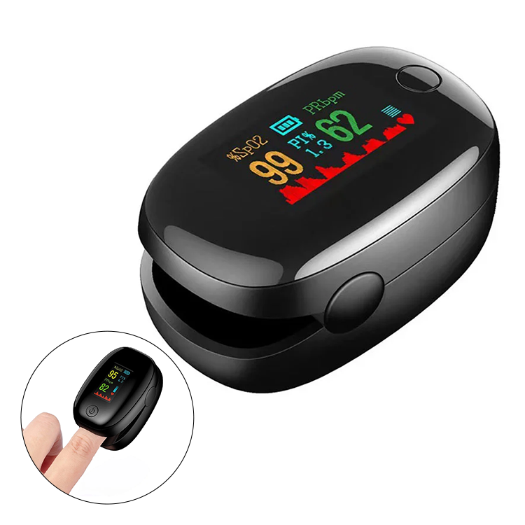 Fingertip Pulse Oximeter Blood Oxygen Saturation Monitor