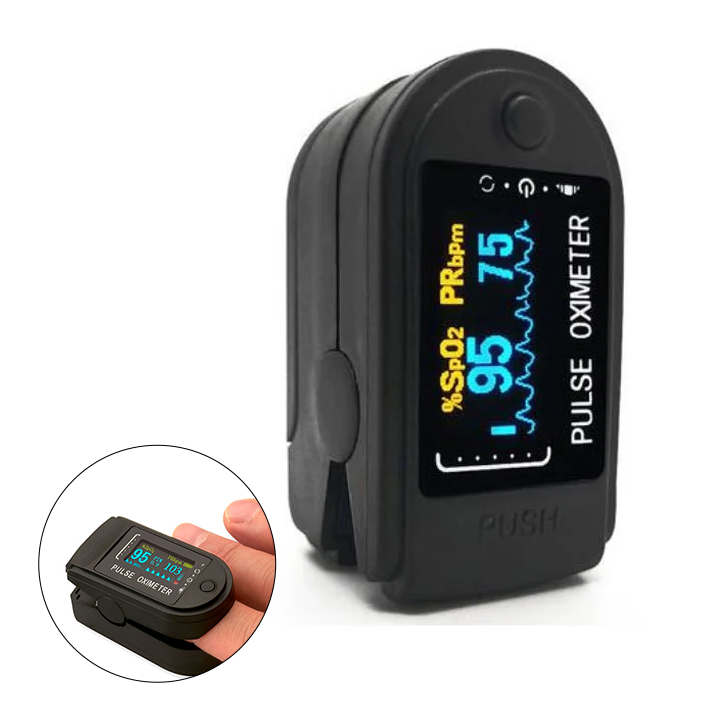 Fingertip Pulse Oximeter Blood Oxygen Saturation Monitor