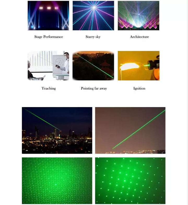 Rechargeable Long Range Laser Pointer Torch