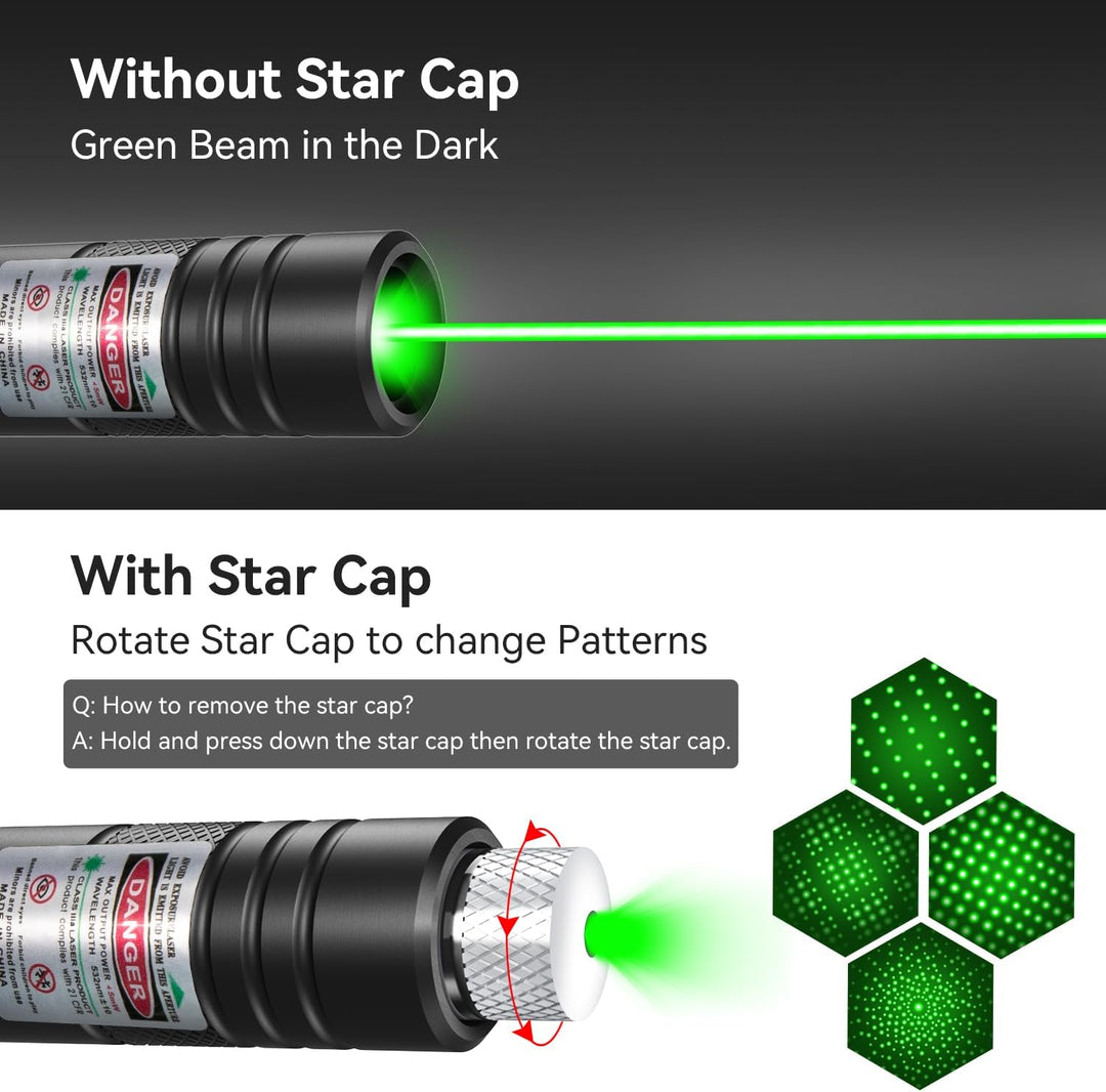Rechargeable Laser Pointer Torch