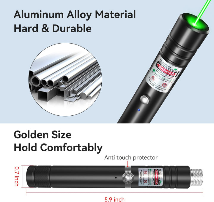 Rechargeable Laser Pointer Torch