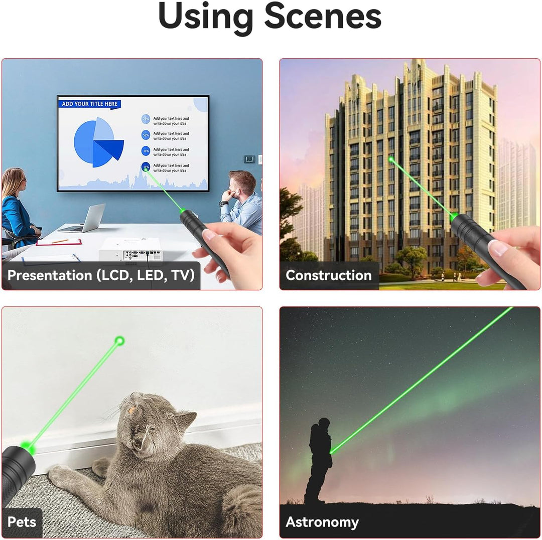 Rechargeable Laser Pointer Torch